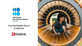 Step into the vibrant outdoor spaces at Uptown International School, designed by Kidzink