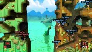Cman vs Worms Revolution (Forts Part 2)