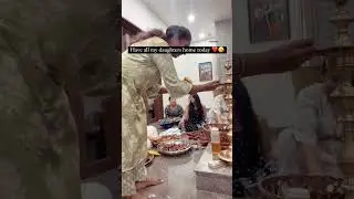 Mucherla Aruna with her 4daughters diwali preparation