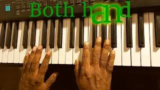 D melodic minor scale piano | one octave | both hand