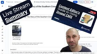 Summary: Content Editor's Guide to Using Drupal CMS