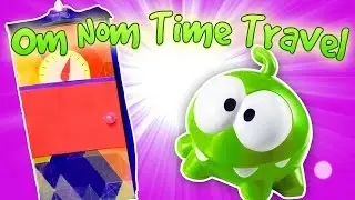 Om Nom toy's adventures - Time Travel. Kids' video.