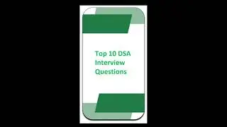 Top 10 Google DSA Interview Questions 🔥 | #shorts
