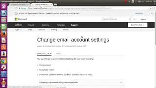 Quick steps to change hotmail account settings