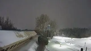 Timelapse of snow storm from FOX 25 roof camera
