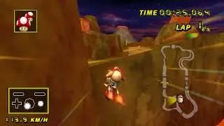 [MKW] Grumble Volcano (Rock Hop) - 1:33.757 - Logan (3rd Worldwide)
