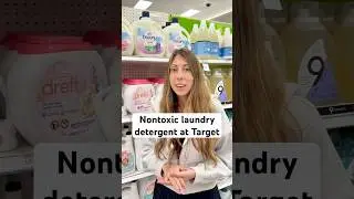 Nontoxic laundry detergent options you can now find at Target! #targetfinds #nontoxicliving