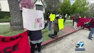 Chinatown tenants protest at mayor's home, plead for help amid eviction notices and rent increases