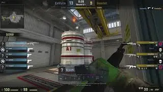 EnvyUs ScreaM Deagle Ace vs Gambit Nuke @ ESL NY 2017 QUALIFIER
