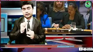 Sister Wai Wai Nu, is briefing the UNSC's open debate on Women, Peace, and Security