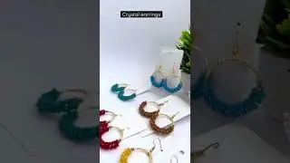 Ring Crystal Earrings&hellip;. Ping on WhatsApp to get the link to order +91 80-73298529