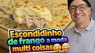 Escondidinho de Frango à Moda Multi Coisas 😋🔥 | Receita Fácil e Cremosa AO VIVO.