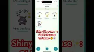 ✨Shiny Showcase: OLD Halloween Costumes 👻🎃 #PokemonGo #Pokemon #ShinyPokemon #Shundo #Gengar