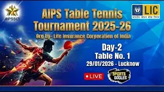 AIPS Table Tennis League 2025&ndash;26 | LIVE Matches | QUARTER FINAL 2 | Sports Oodles