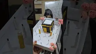 kaaba Making Tutorial Video | Paper Kaaba Craft idea For kids #viralshort #shortsfeed #shorts #craft
