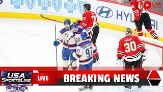 Connor Bedard SURPRISE Scratched vs. Oilers  McDavid Extends Point Streak in Win। USA SportsLine
