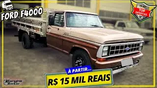 CAMINH&Atilde;O FORD F4000 CARROCERIA DE MADEIRA a VENDA BARATO [&Agrave; PARTIR DE 15 MIL] Garagem Rockar #f4000