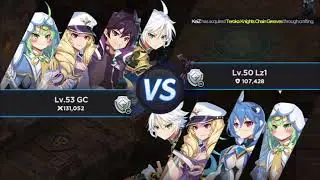 GrandChase Dimensional Chaser Lass and Sieghart PVP Gameplay