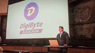 Jared Tate Presenting DigiByte Blockchain at MIT on April 2018