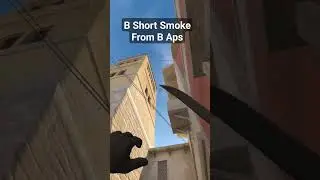 B Short Smoke From B Aps #cs2 #mirage #smoke #lineups #shorts