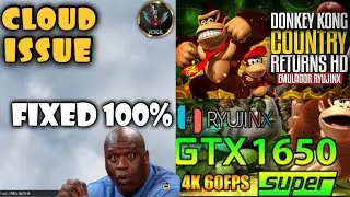 Donkey Kong Country Returns HD PC CLOUD ISSUE FIXED RYUJINX 4K BEST Settings Performance | 60FPS |