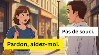 10 Short French Conversations | French for Beginners | A1-A2-B1