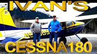 Ivan's Cessna 180 #bushplane #backcountry #trip #alaska #airstrip #aviation #aopa #2023 #alaska