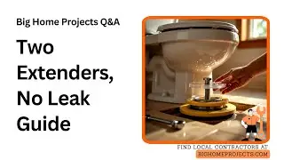 Two Extender Toilet Flange Safety Guide Gasket Stacking