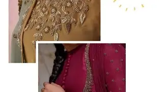 aari work kurti sets