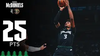 Jaden McDaniels 25 Points Vs The Denver Nuggets | 10.27.25