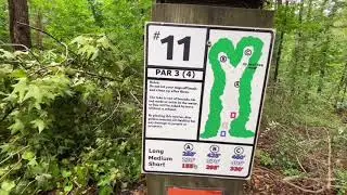 A walkthrough of the Sandy Creek Park disc golf course in Georgia