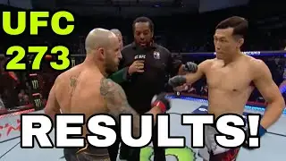UFC 273 RESULTS!