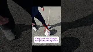 Soccer skills: Shooting with power and accuracy ⚽️ #football #soccer #footballskills #proskills
