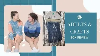 ADULTS & CRAFTS SUBSCRIPTION BOX REVIEW | WALL HANG ART | BOX #2