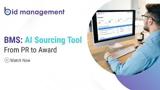 Bid Management Software &ndash; Streamline PR to Award in One Centralized Sourcing Platform