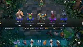 4th place ~ 3 Star Demon Witcher w/ Glacier Clan buff | Autochess Mobile |