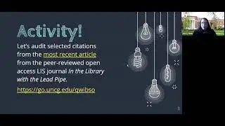 UNCG Libraries ULVLC: Critical Citation Practices
