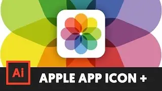 How to make Apple App Icons in Illustrator CC (Apple Photos) - T057