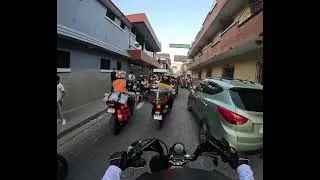 Ingresando a Esquipulas con la comitiva de Caravana del Zorro