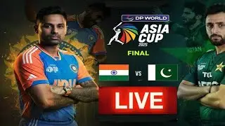 🔴LIVE: 𝗣𝗮𝗸𝗶𝘀𝘁𝗮𝗻 𝘃𝘀 𝗜𝗻𝗱𝗶𝗮 Final | Asia Cup 2025 Final | Who Will Lift the Trophy?