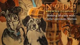 NoDa Brewing Co. - New Building Update - Making Murals with Carla Garrison-Mattos