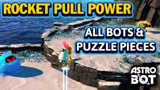 ASTRO BOT ROCKET PULL POWER Walkthrough Lost Galaxy - All Bots & Puzzle Pieces