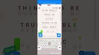 Cryptogram letters and Numbers Level 62