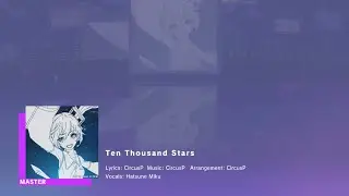 Playing Ten Thousand Stars on Master LV. 26 [All Perfect]