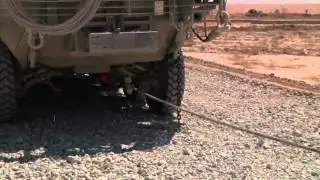 Mechanics Recover Stryker Hit By I.E.D.
