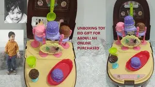 UNBOXING TOY / EID MUBARAK / ICE CREAM SET/ EID GIFT PURCHASED FROM ODEEZ ONLINE ! Noor's Crafteria