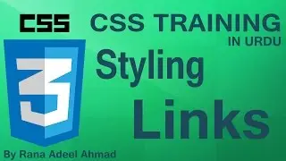 CSS3 Training In Urdu/Hindi Part 10 Styling Links