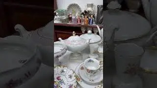 приехала еще одна посылка из Германии 🩷 #антиквариат #обзор #винтаж #фарфор