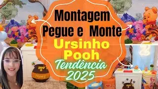 DECORA&Ccedil;&Atilde;O URSINHO POOH - PEGUE E MONTE GASTANDO POUCO ! #fiesta #festa #aniversario #videoviral 