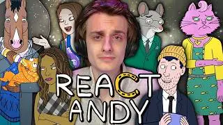 BINGING Bojack Horseman Season 3 ruined my life. - React Andy The Movie